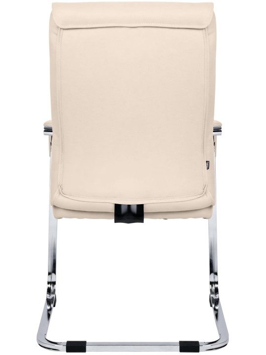 Set van 2 bezoekersstoelen Hobart, crème