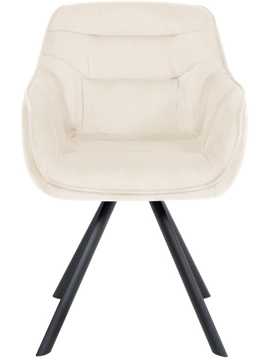 Stoel Russel fluweel, crème Stoel Russel fluweel, crème