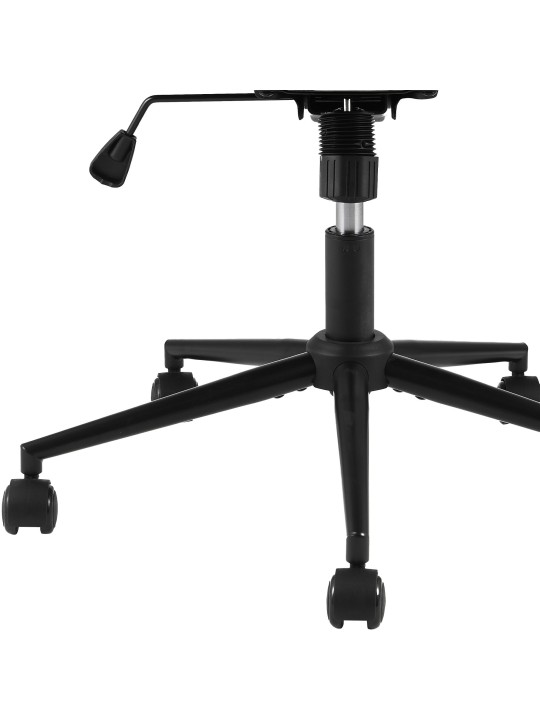 Bureaustoel Nelson kunstleer, zwart