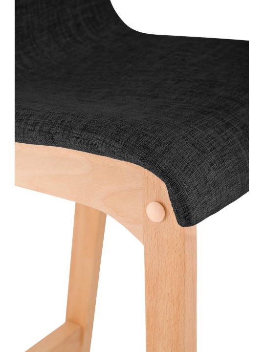 Barkruk Hoover stof Natura, donkergrijs Barkruk Hoover stof Natura, donkergrijs