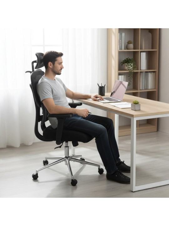 Lothenda bureaustoel, zwart