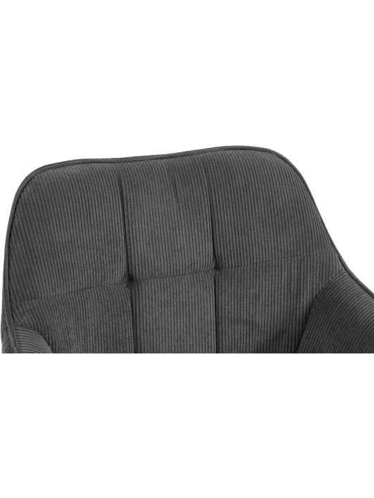 Eetkamerstoel Vienna Cord natura, donkergrijs