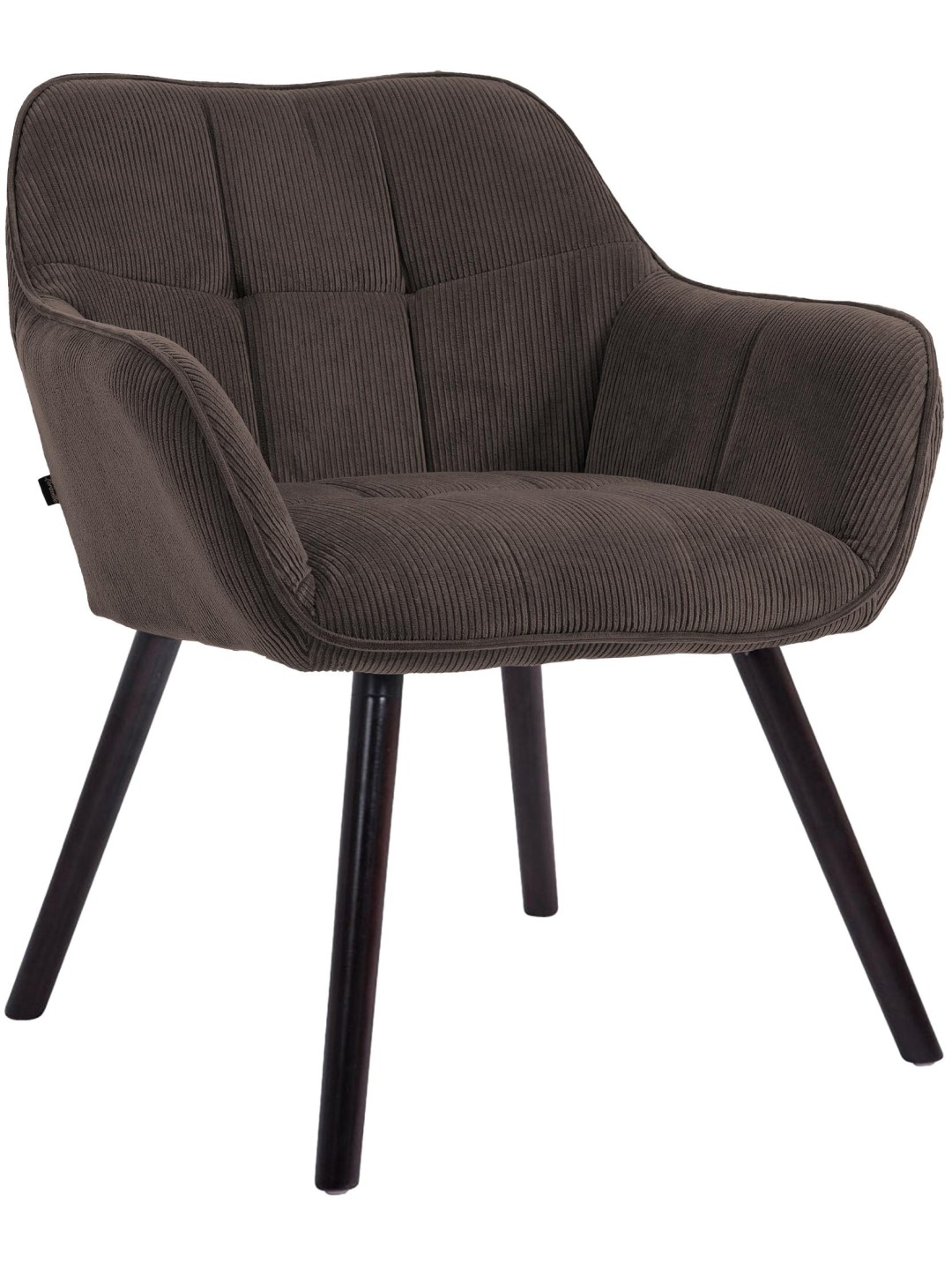 Vienna Cord eetkamerstoel, bruin