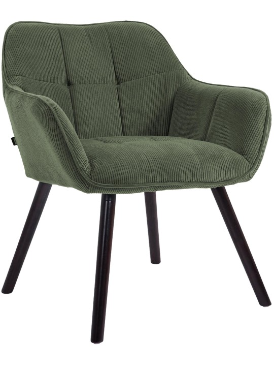 Vienna Cord eetkamerstoel, groen