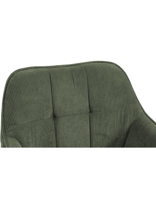 Vienna Cord eetkamerstoel, groen